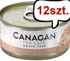 Canagan For Cats Chicken with Crab Mokra Karma dla kota op. 75g Pakiet 12szt.
