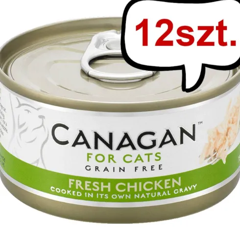 Canagan For Cats Fresh Chicken Mokra Karma dla kota op. 75g Pakiet 12szt.