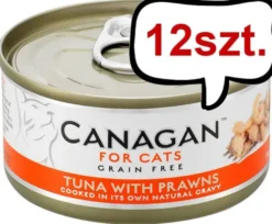 Canagan For Cats Tuna with Prawns Mokra Karma dla kota op. 75g Pakiet 12szt.