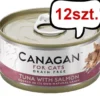 Canagan For Cats Tuna with Salmon Mokra Karma dla kota op. 75g Pakiet 12szt.