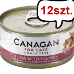 Canagan For Cats Tuna with Salmon Mokra Karma dla kota op. 75g Pakiet 12szt.