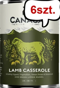 Canagan Lamb Casserole Mokra Karma dla psa op. 400g Pakiet 6szt.