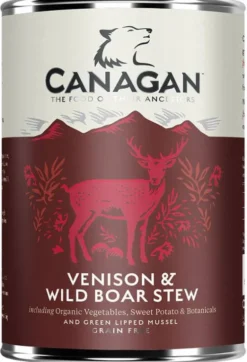 Canagan Venison&Wild Boar Stew Mokra Karma dla psa op. 400g Pakiet 6szt.