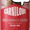 Carnilove Adult Turkey&Reindeer&Wild Boar Pate Mokra Karma dla psa op. 400g Pakiet 6szt.