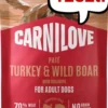 Carnilove Adult Turkey&Wild Boar Pate Mokra Karma dla psa op. 300g Pakiet 12szt. SASZETKA