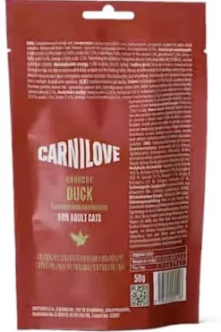 Carnilove Cat Adult Snack Crunchy Duck Przysmak dla kota op. 50g