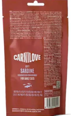 Carnilove Cat Adult Snack Soft Sardine Przysmak dla kota op. 50g