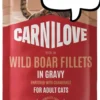 Carnilove Cat Adult Wild Boar Fillets in Gravy Mokra Karma dla kota op. 85g Pakiet 12szt.