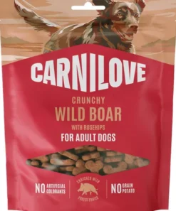 Carnilove Przysmak Crunchy Wild Boar with rosehips dla psa op. 200g