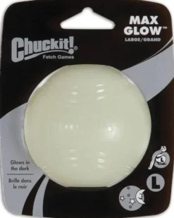 Chuck It Piłka Max Glow dla psa rozm. L śr. 7.5cm nr kat. 32314 WYPRZEDAŻ
