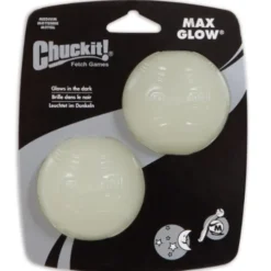 Chuck It Piłki Max Glow dla psa rozm. M op. 2szt. śr. 6.5cm nr kat. 33067 WYPRZEDAŻ