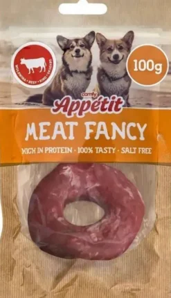 Comfy Appetit Meat Fancy Ring Wołowo-bekonowy Przysmak dla psa op. 100g