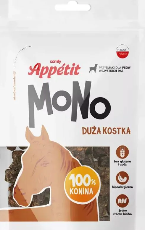 Comfy Appetit Mono Duża Kostka Konina Przysmak dla psa op. 80g