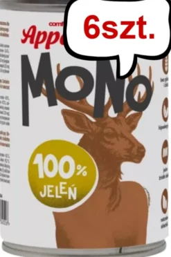 Comfy Appetit Mono Jeleń Mokra karma dla psa 400g Pakiet 6szt. WYPRZEDAŻ
