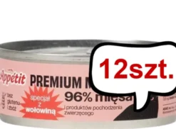 Comfy Appetit Premium Mousse z Wołowiną Mokra karma dla kota 85g Pakiet 12szt. WYPRZEDAŻ