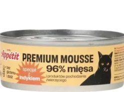 Comfy Appetit Premium Mousse z Indykiem Mokra karma dla kota 85g WYPRZEDAŻ