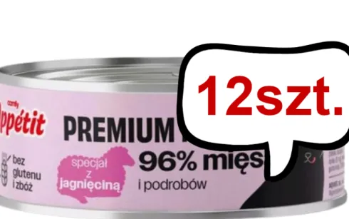 Comfy Appetit Premium Mousse z Jagnięciną Mokra karma dla kota 85g Pakiet 12szt. WYPRZEDAŻ