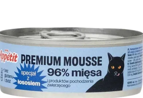 Comfy Appetit Premium Mousse z Łososiem Mokra karma dla kota 85g WYPRZEDAŻ