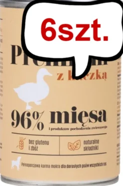 Comfy Appetit Premium z Kaczką Mokra karma dla psa 400g Pakiet 6szt. WYPRZEDAŻ
