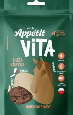 Comfy Appetit Vita Duża Kostka Konina Przysmak dla psa op. 80g