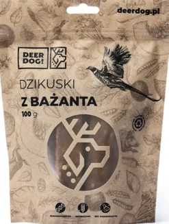Deer Dog Dzikuski z Bażanta przekąska dla psa op. 100g