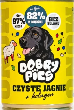 Dobry Pies Monoprotein Adult Czysta Jagnięcina Mokra karma dla psa op. 400g Pakiet 12szt.