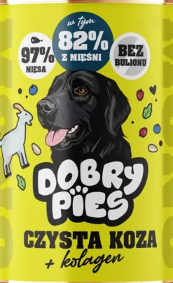 Dobry Pies Monoprotein Adult Czysta koza Mokra karma dla psa op. 400g