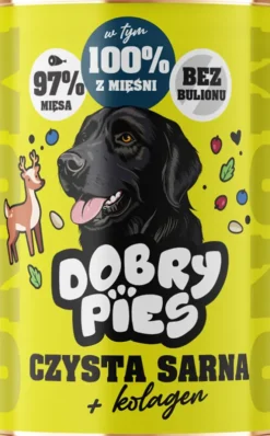 Dobry Pies Monoprotein Adult Czysta sarna Mokra karma dla psa op. 400g