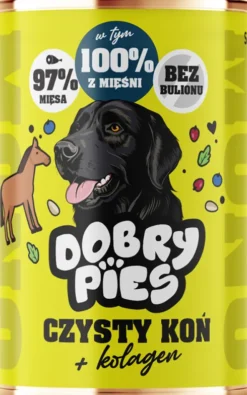 Dobry Pies Monoprotein Adult Czysty koń Mokra karma dla psa op. 400g