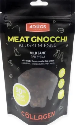 4 Dogs Original Przysmaki Meat Gnocchi Kluski Mięsne z dziczyzną dla psa op. 100g