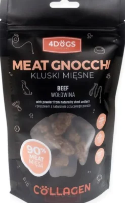 4 Dogs Original Przysmaki Meat Gnocchi Kluski Mięsne z wołowiną dla psa op. 100g