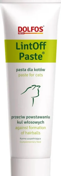 Dolfos LintOff Pasta na kule włosowe dla kota op. 100g