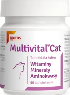 Dolfos Preparat witaminowy Multivital CAT dla kota op. 90 tabletek