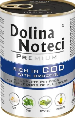 Dolina Noteci Premium Adult Dorsz z Brokułami Mokra Karma dla psa op. 400g
