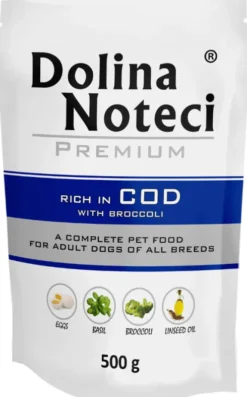 Dolina Noteci Premium Adult Dorsz z Brokułami Mokra Karma dla psa op. 500g