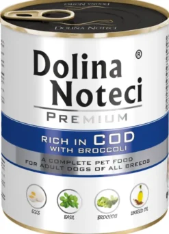 Dolina Noteci Premium Adult Dorsz z Brokułami Mokra Karma dla psa op. 800g