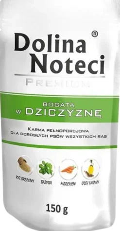 Dolina Noteci Premium Adult Dziczyzna Mokra Karma dla psa op. 150g