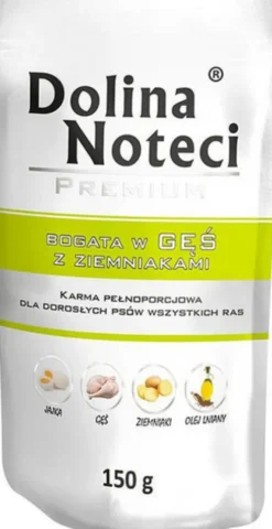 Dolina Noteci Premium Adult Gęś z Ziemniakami Mokra Karma dla psa op. 150g