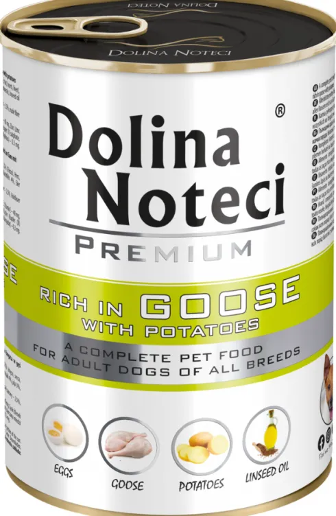 Dolina Noteci Premium Adult Gęś z Ziemniakami Mokra Karma dla psa op. 400g