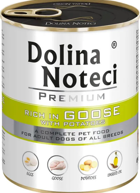 Dolina Noteci Premium Adult Gęś z Ziemniakami Mokra Karma dla psa op. 800g Pakiet 12szt.