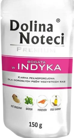 Dolina Noteci Premium Adult Indyk Mokra Karma dla psa op. 10x150g