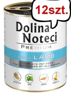 Dolina Noteci Premium Adult Jagnięcina Mokra Karma dla psa op. 800g Pakiet 12szt.
