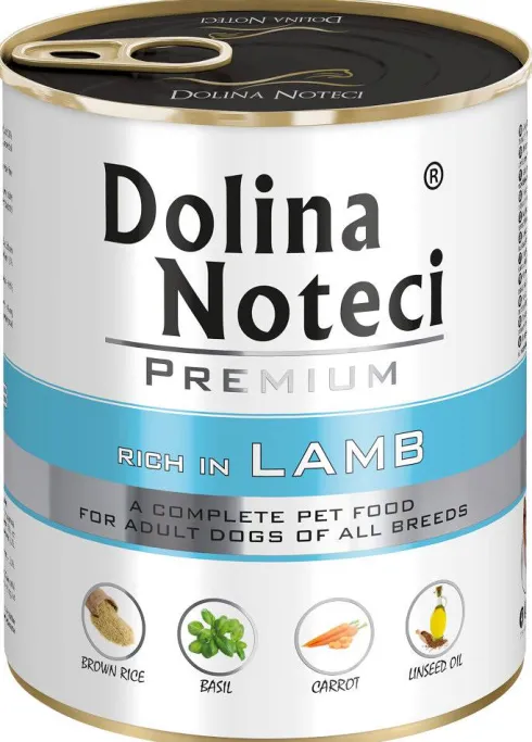Dolina Noteci Premium Adult Jagnięcina Mokra Karma dla psa op. 800g Pakiet 12szt.