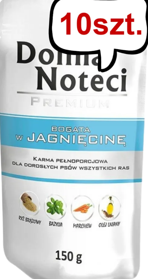 Dolina Noteci Premium Adult Jagnięcina Mokra Karma dla psa op. 10x150g