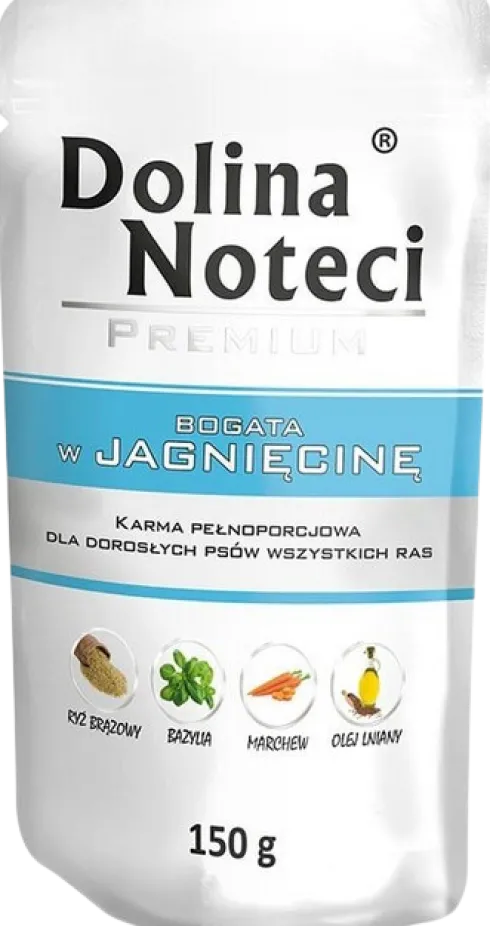 Dolina Noteci Premium Adult Jagnięcina Mokra Karma dla psa op. 10x150g