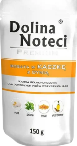 Dolina Noteci Premium Adult Kaczka z Dynią Mokra Karma dla psa op. 150g