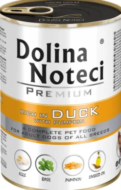Dolina Noteci Premium Adult Kaczka z Dynią Mokra Karma dla psa op. 400g