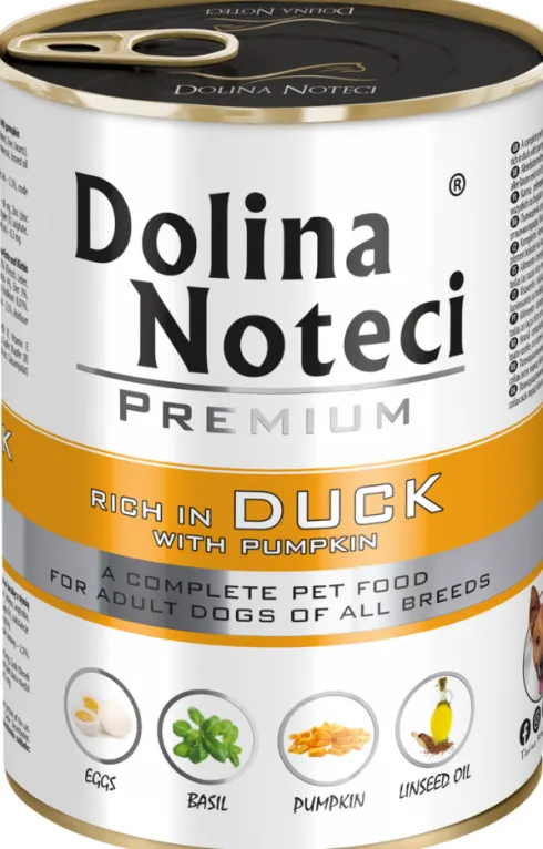 Dolina Noteci Premium Adult Kaczka z Dynią Mokra Karma dla psa op. 400g Pakiet 12szt.