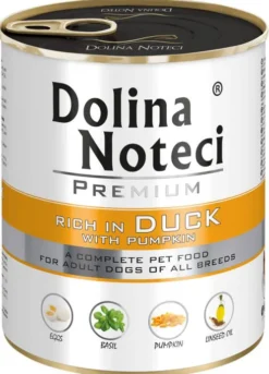 Dolina Noteci Premium Adult Kaczka z Dynią Mokra Karma dla psa op. 800g Pakiet 12szt.