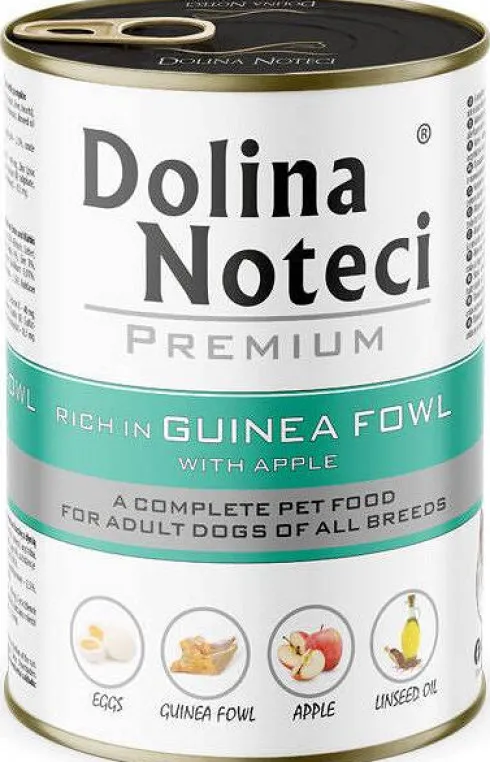 Dolina Noteci Premium Adult Perliczka z Jabłkiem Mokra Karma dla psa op. 400g Pakiet 12szt.
